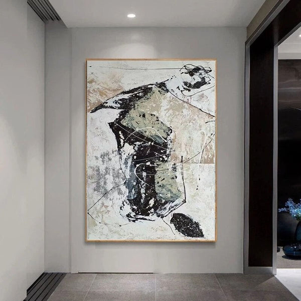 Snow-Covered Traveller Painting