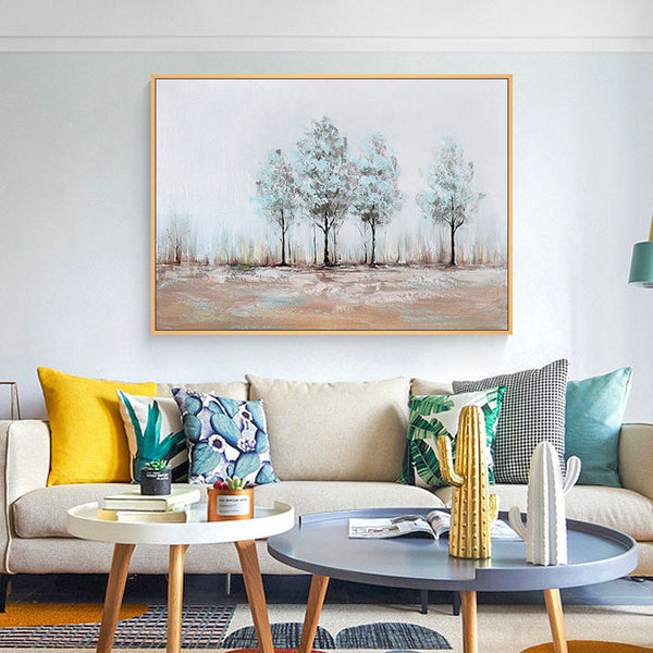 Winter‘s Backyard Painting