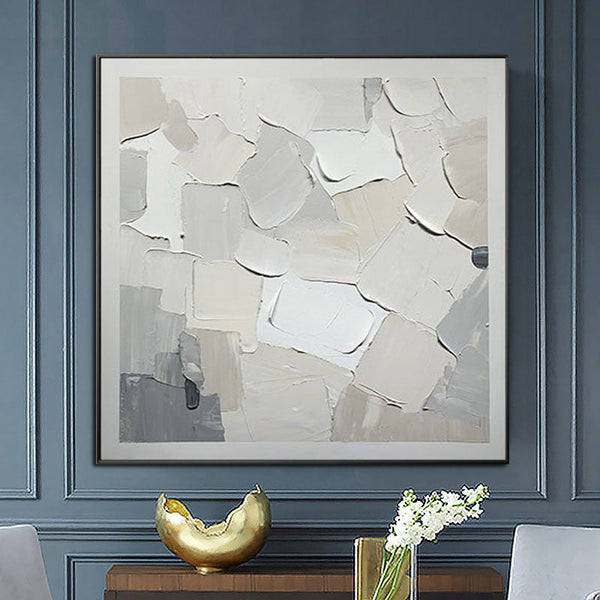 Patches of Snow Painting