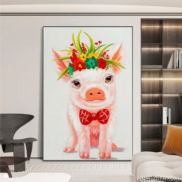 Stella the Piglet Painting