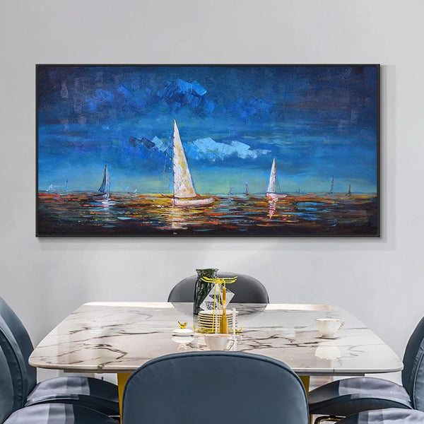 Night on the Ocean Painting